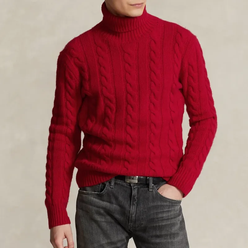 Polo Ralph Lauren Cable-knit Roll-neck Jumper-1