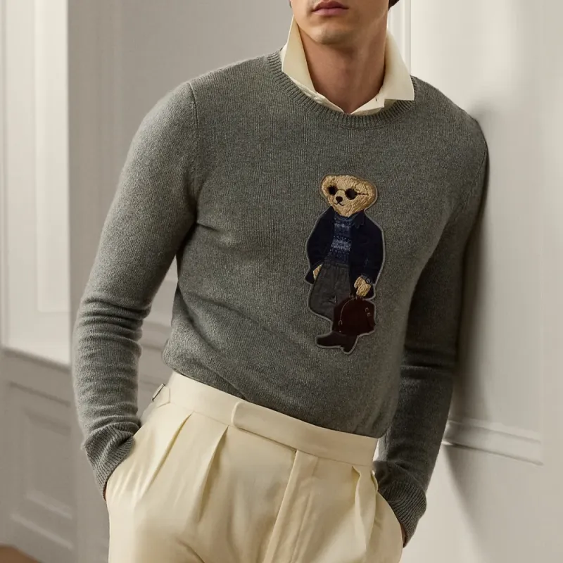 Polo Ralph Lauren FW24 Knitwear Men's Light Heather Gray-2