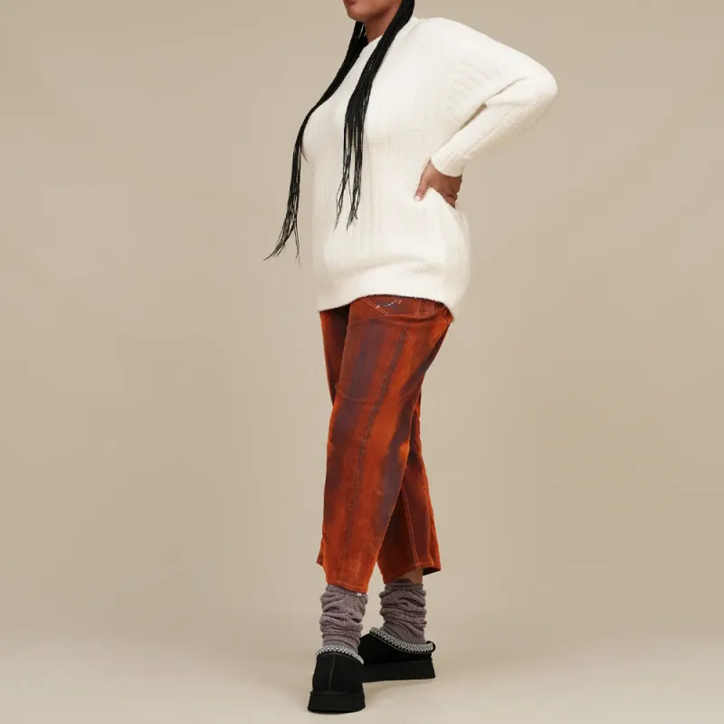 UGG FW24 Riz Rib Top Knitwear Women's White-3