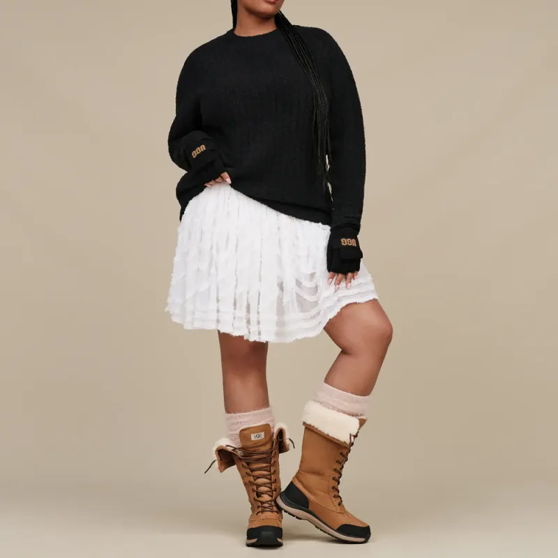 UGG FW24 Riz Rib Top Knitwear Women's Black-1