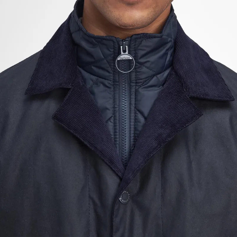 BARBOUR Craster Layered Zip Up Jacket-5