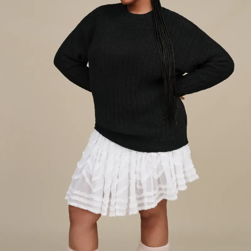 UGG FW24 Riz Rib Top Knitwear Women's Black-2