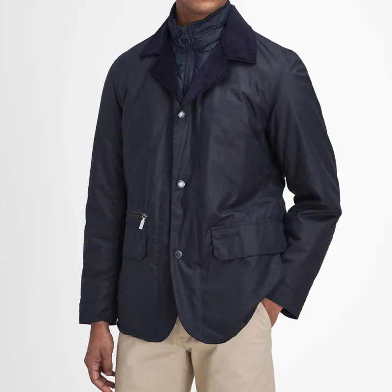 BARBOUR Craster Layered Zip Up Jacket-1