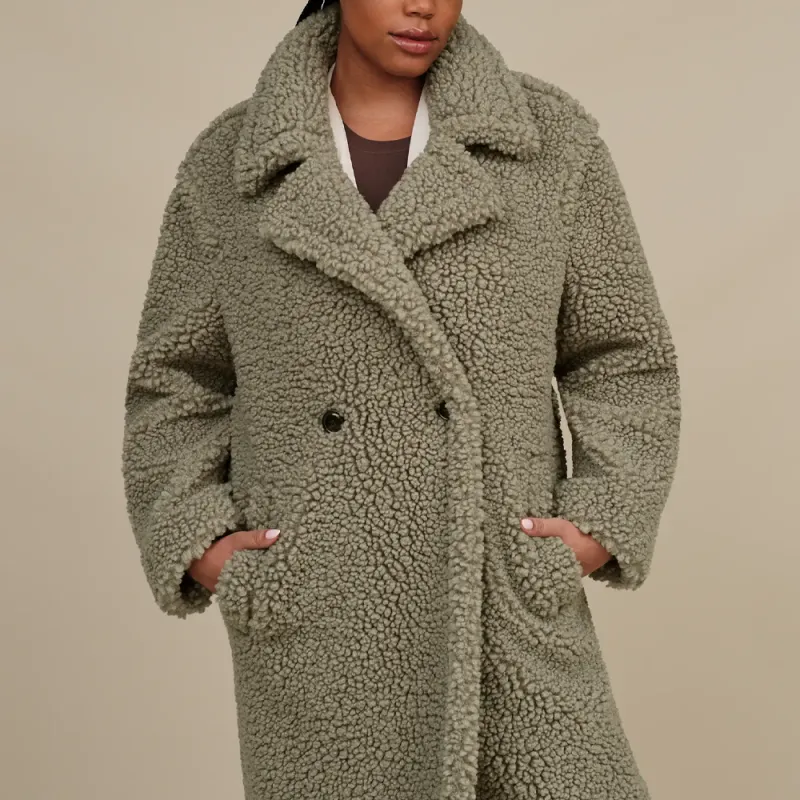 UGG Gertrude Long Teddy Coat-1