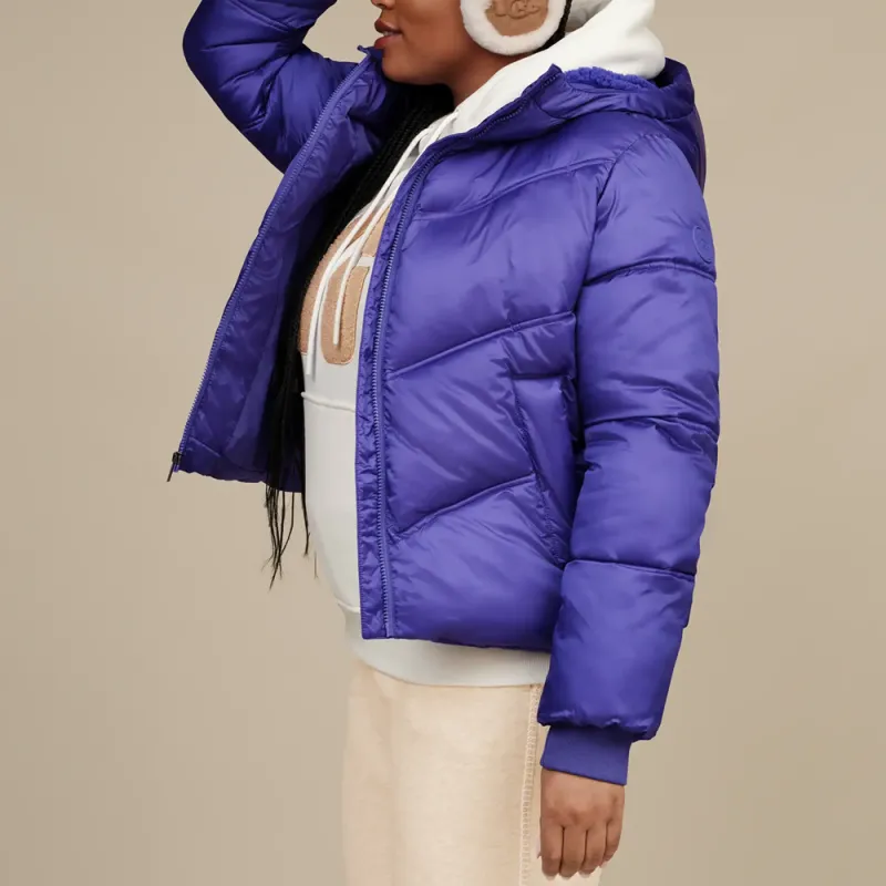 UGG Puffer Jacket Women's Purple-3