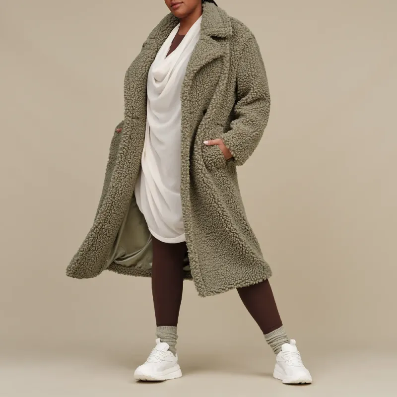 UGG Gertrude Long Teddy Coat-2