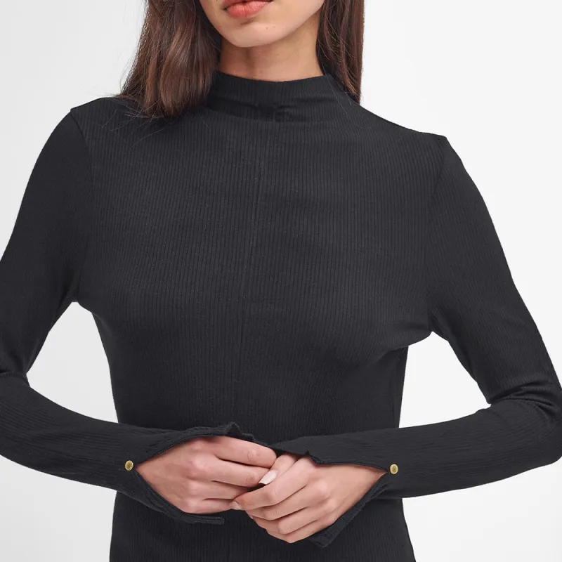 BARBOUR FW24 Long-Sleeved Dresses Women's Black-6