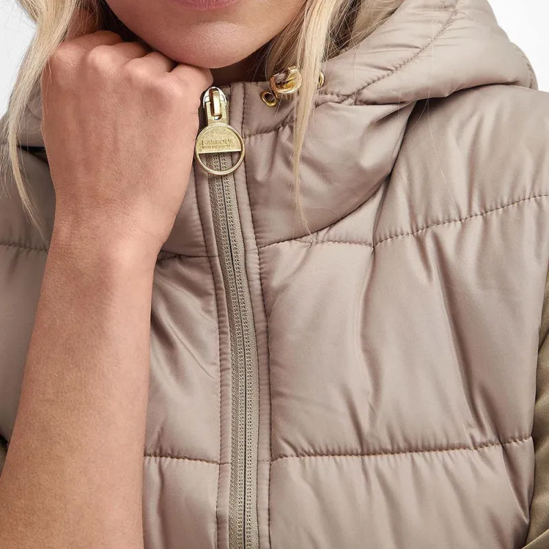 BARBOUR FW24 Puffer Jacket Women's Beige-4