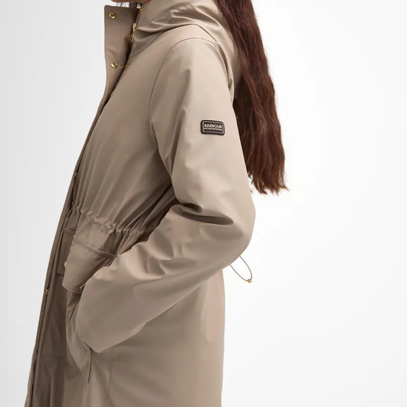 BARBOUR FW24 Showerproof Puffer Jacket Women's Beige-5