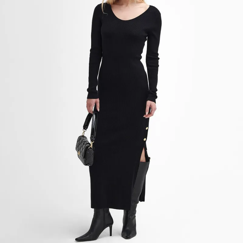 BARBOUR FW24 Long-Sleeved Dresses Women's Black-1