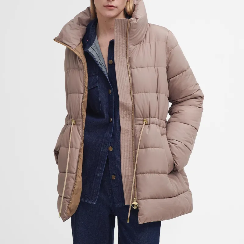 BARBOUR FW24 Barbour Manning Puffer Jacket Women's Beige-1