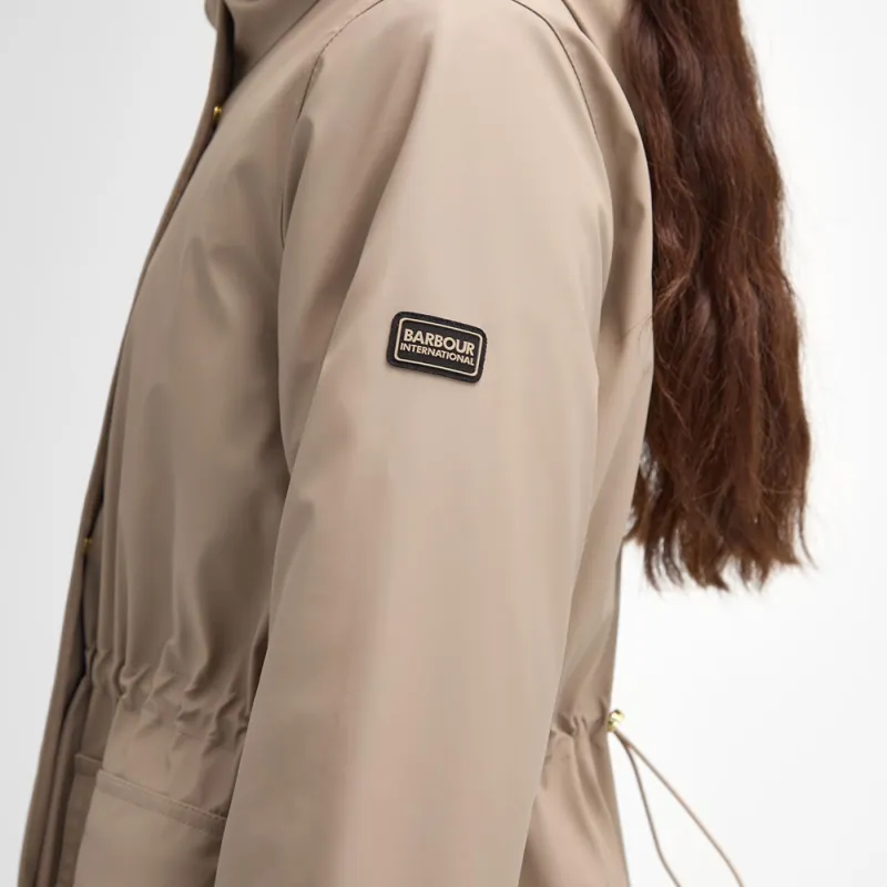 BARBOUR FW24 Showerproof Puffer Jacket Women's Beige-6