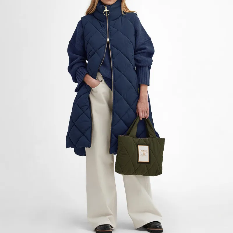 BARBOUR FW24 Puffer Jacket Women's Navy-1
