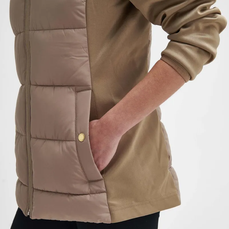 BARBOUR FW24 Puffer Jacket Women's Beige-6