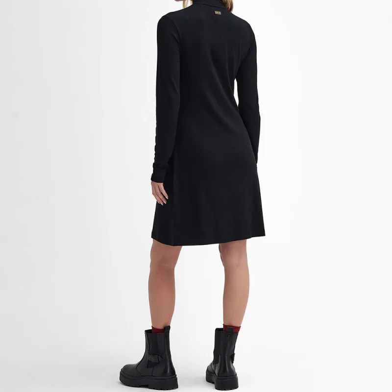 BARBOUR FW24 B.Intl Hailey Long-Sleeved Dresses Women's Black-3