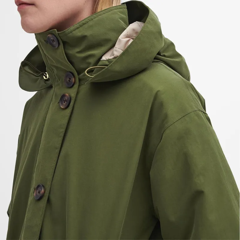 BARBOUR FW24 Puffer Jacket Women's Green-6