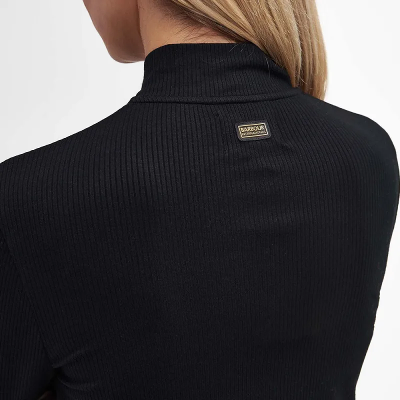 BARBOUR FW24 B.Intl Hailey Long-Sleeved Dresses Women's Black-6