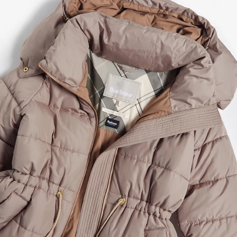 BARBOUR FW24 Puffer Jacket Women's Beige-6