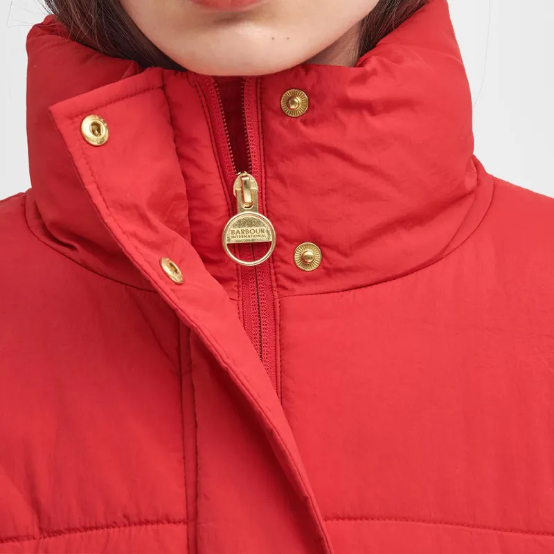 BARBOUR FW24 Puffer Jacket Women's Scarlet-5