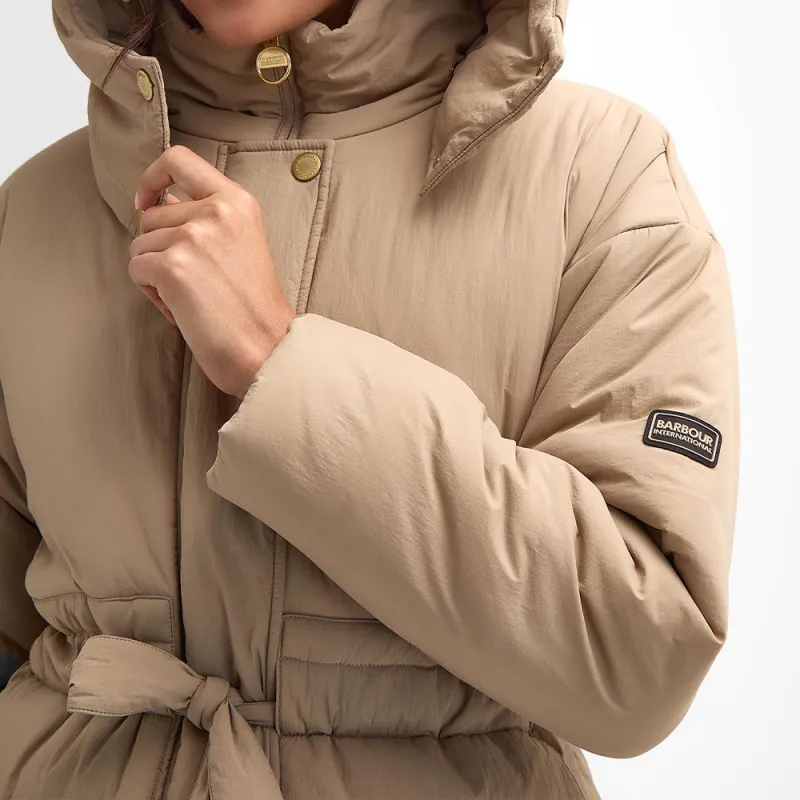 BARBOUR Puffer Jacket Women's Beige-6