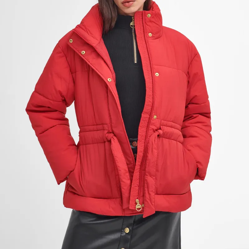 BARBOUR FW24 Puffer Jacket Women's Scarlet-4