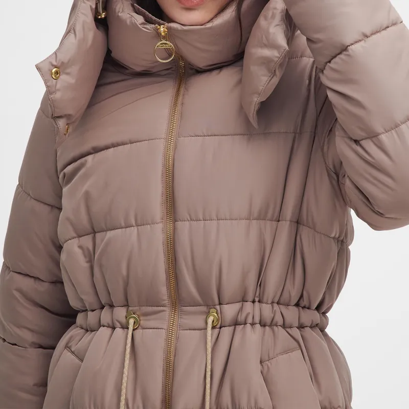 BARBOUR FW24 Puffer Jacket Women's Beige-5