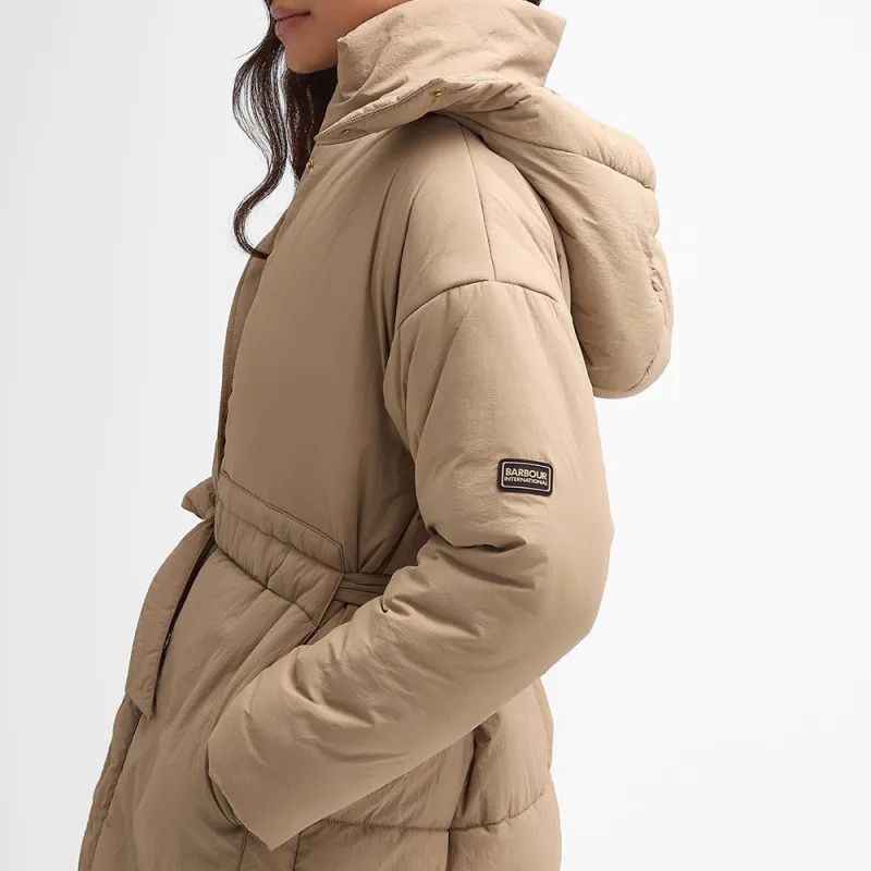 BARBOUR Puffer Jacket Women's Beige-5