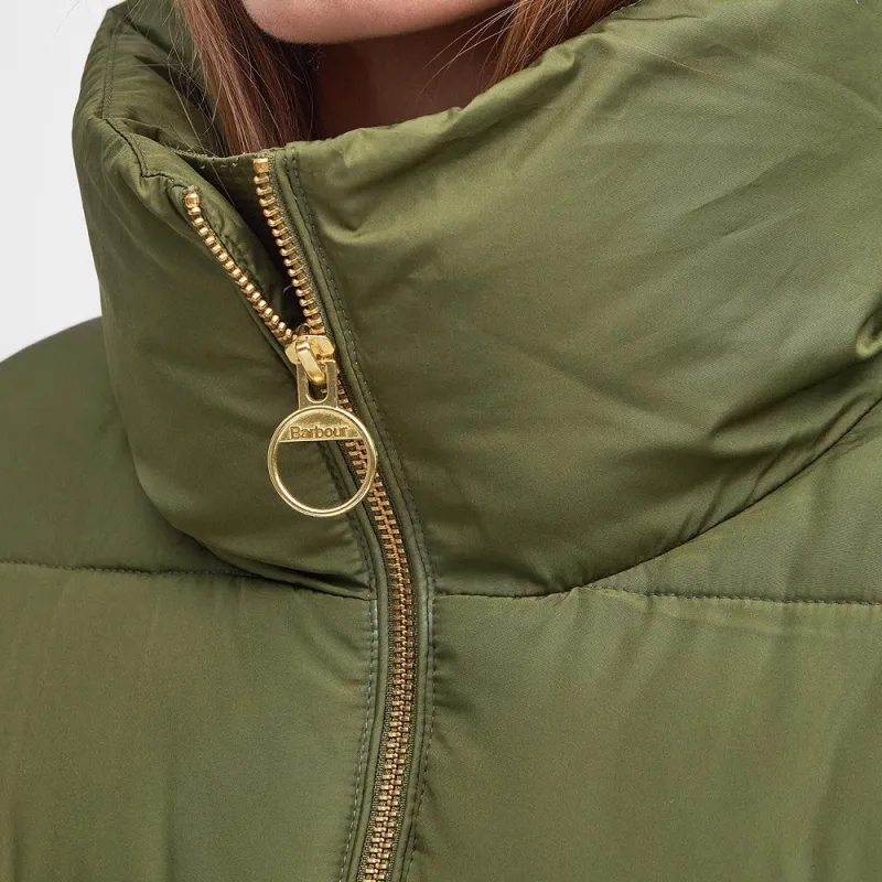 BARBOUR Puffer Jacket Women's Green-6