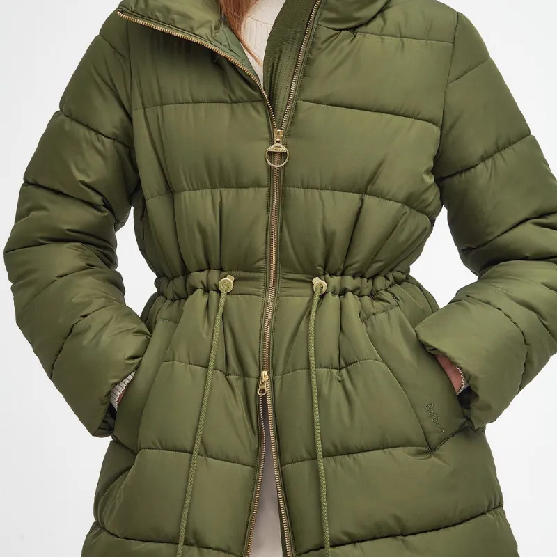 BARBOUR Puffer Jacket Women's Green-5