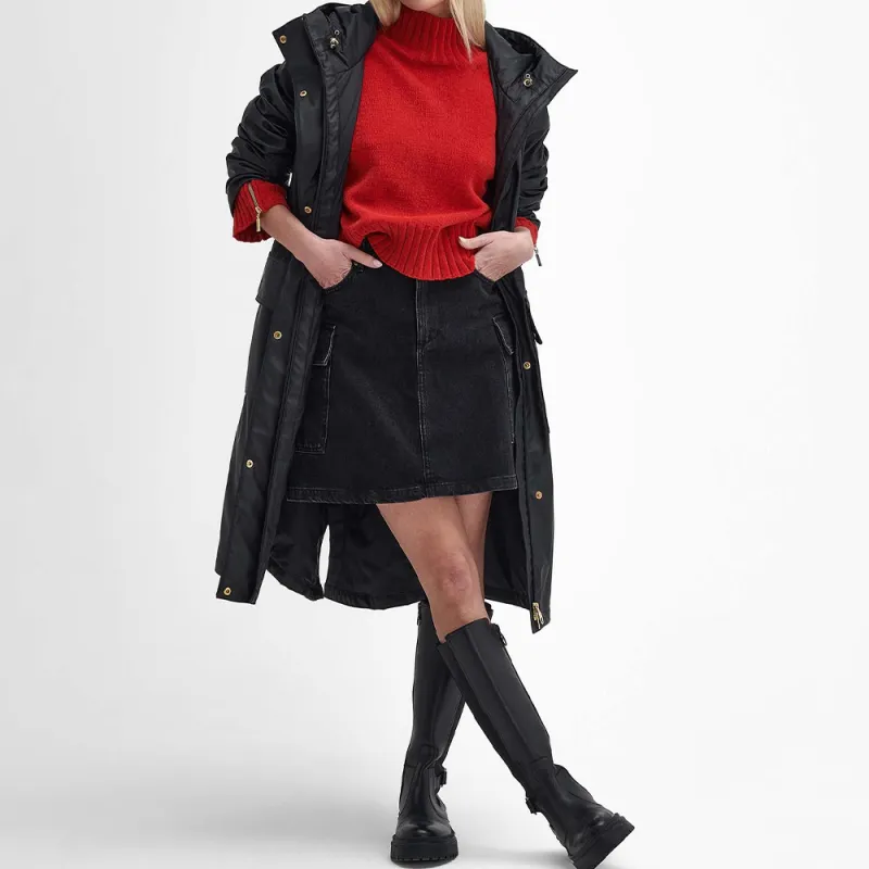BARBOUR Puffer Jacket Women's Black-3