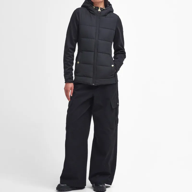 BARBOUR Puffer Jacket Women's Black-4