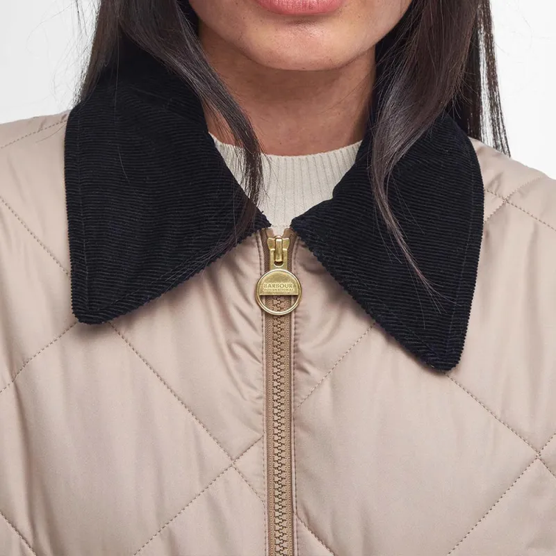 BARBOUR FW24 Laia Puffer Jacket Women's Beige-6