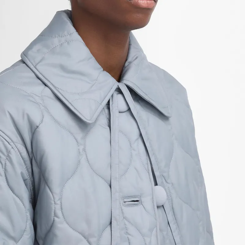 BARBOUR Puffer Jacket Women's Ice Blue-6