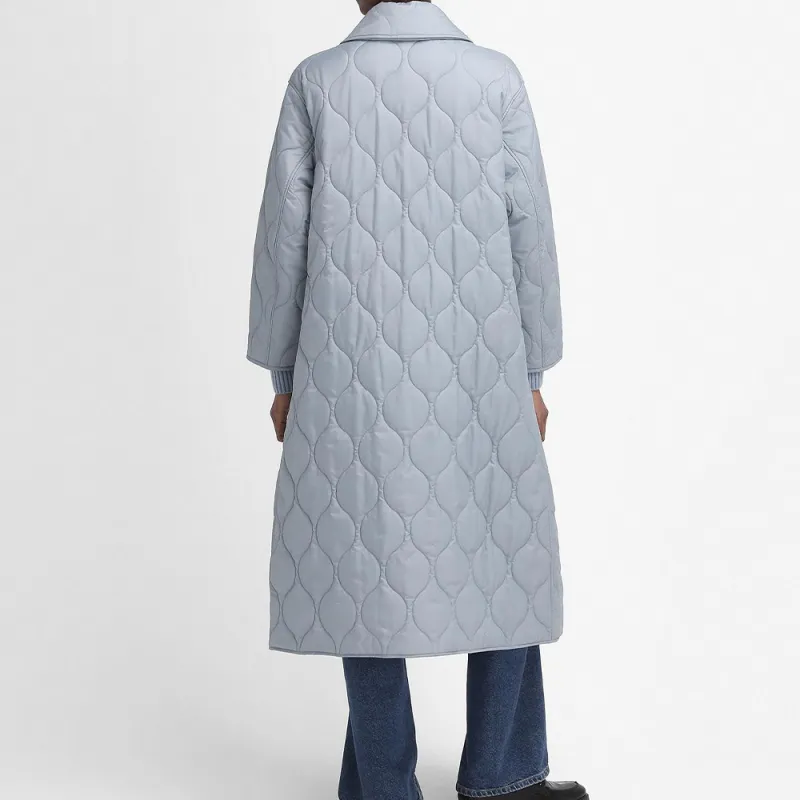 BARBOUR Puffer Jacket Women's Ice Blue-2