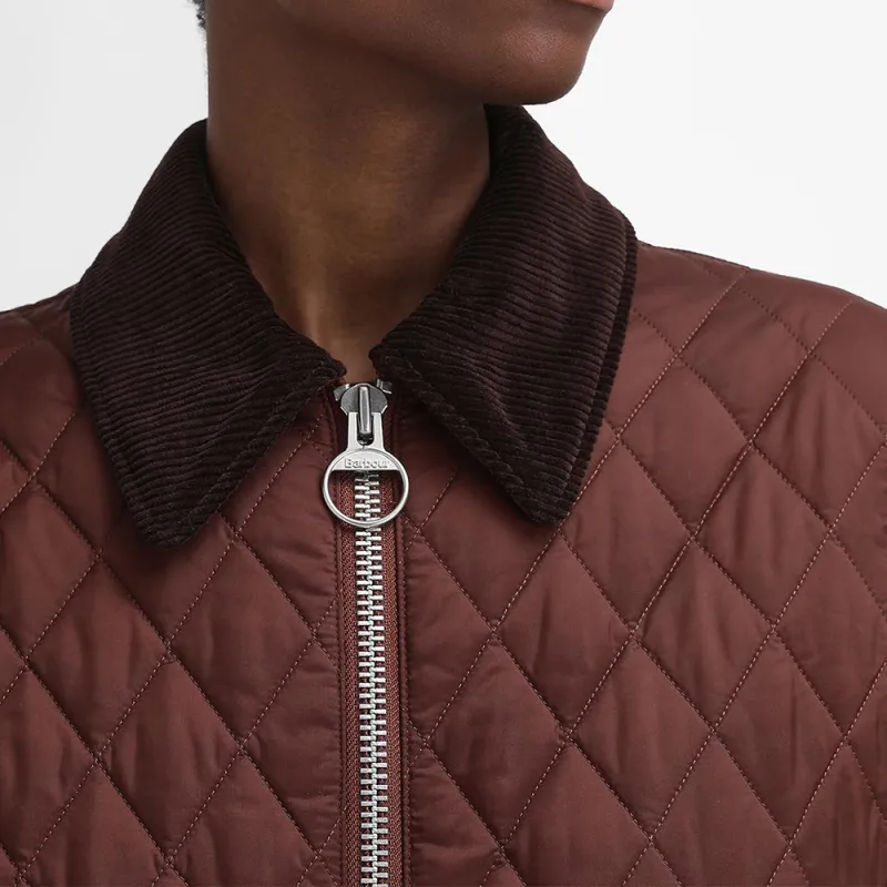 BARBOUR Dominic Zip Up Quilted Jacket-6