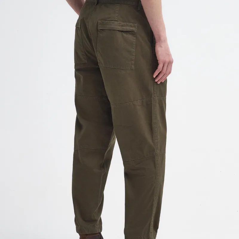 BARBOUR FW24 Oakmoor Jeans Men's Green-2