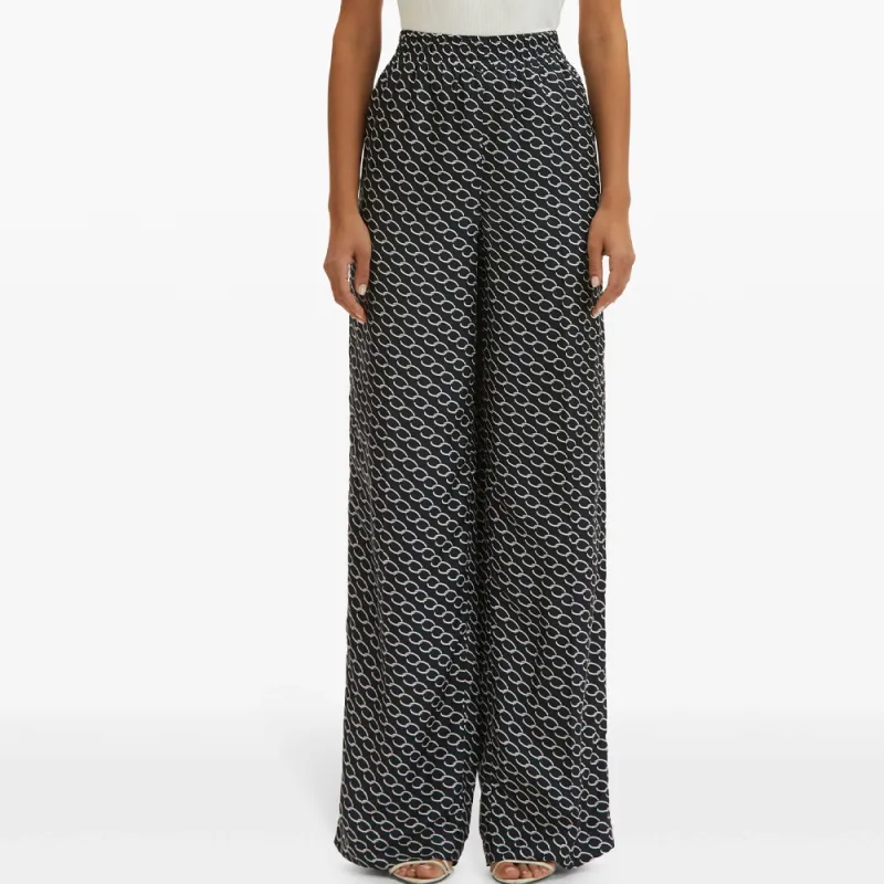 Oscar De La Renta Small Oscar Chain link Trousers-1