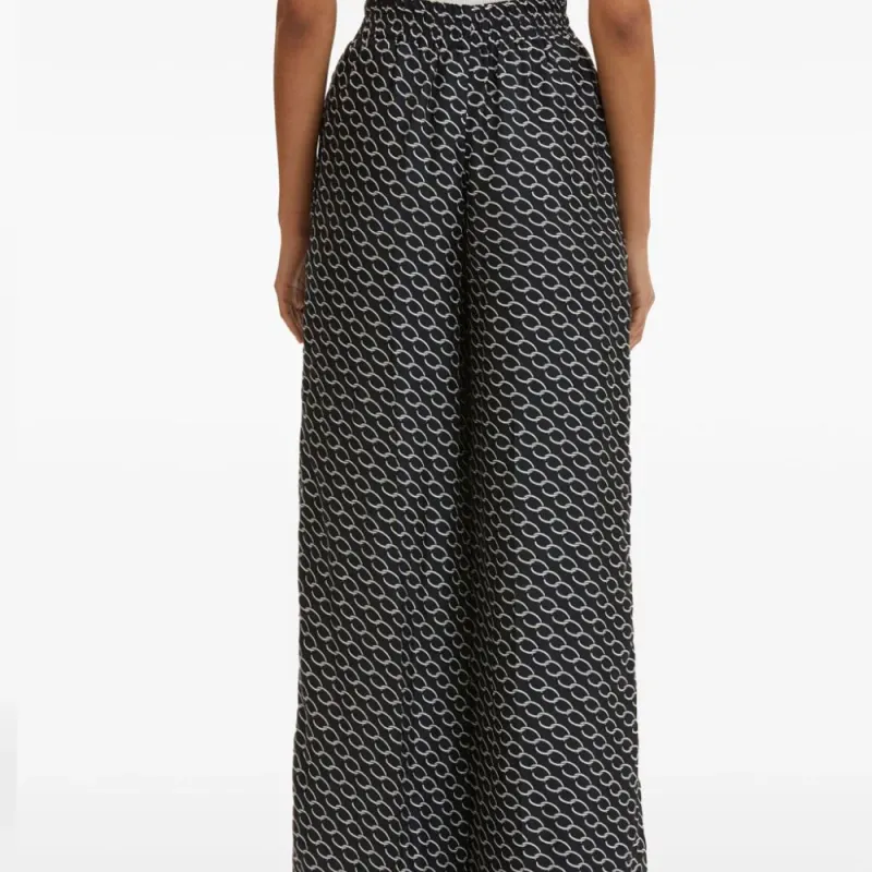 Oscar De La Renta Small Oscar Chain link Trousers-2