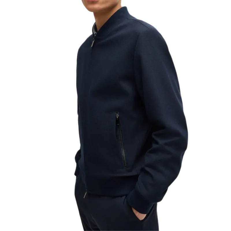 HUGO BOSS Two Way Zipper Slim Fit Jacket-4