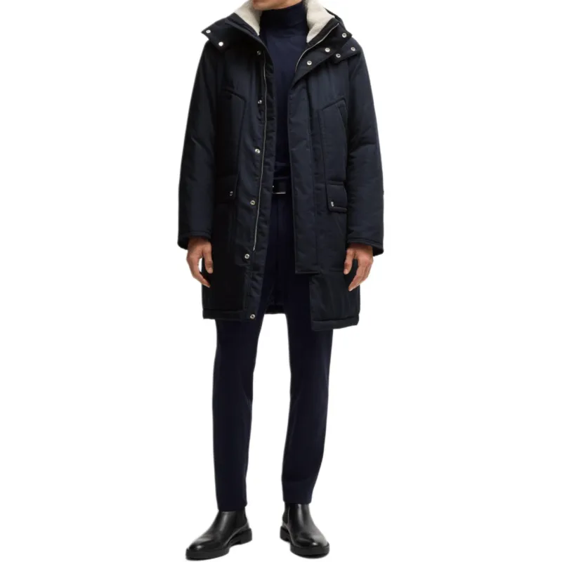 HUGO BOSS FW24 Jackets & Coats Men's Navy Blue-1