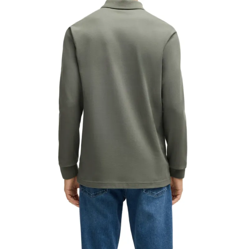 HUGO BOSS FW24 Polo Shirt Men's Gray Green-3