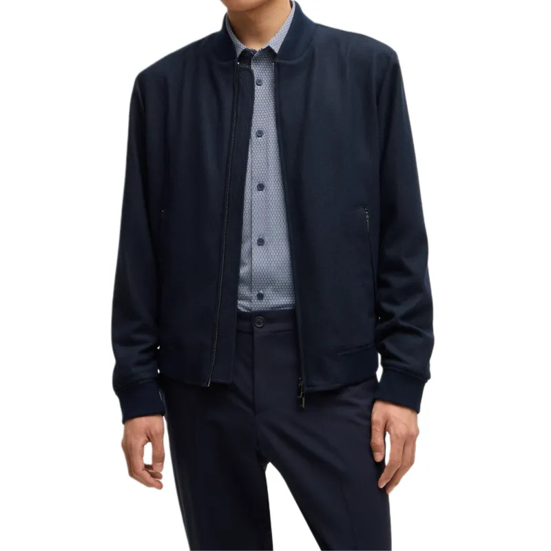 HUGO BOSS Two Way Zipper Slim Fit Jacket-2
