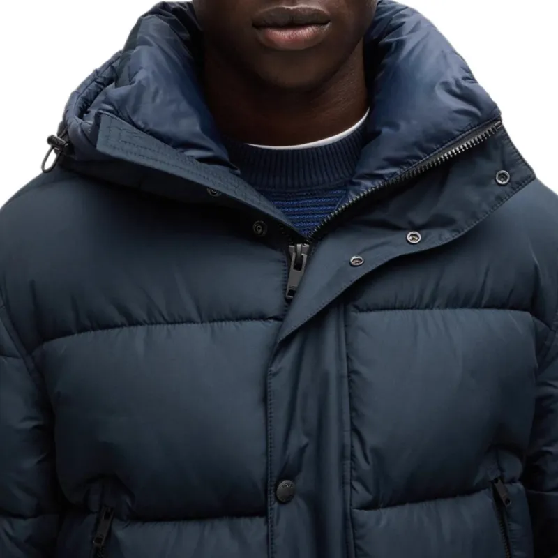 HUGO BOSS FW24 Puffer Jacket Men's Navy Blue-5
