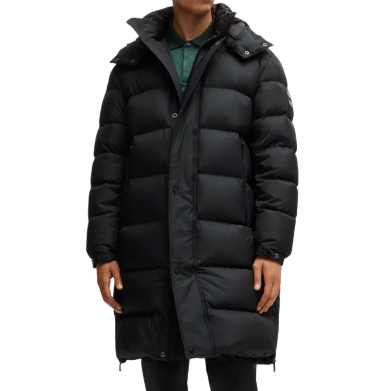 HUGO BOSS Long-length Hooded Padded Coat-3