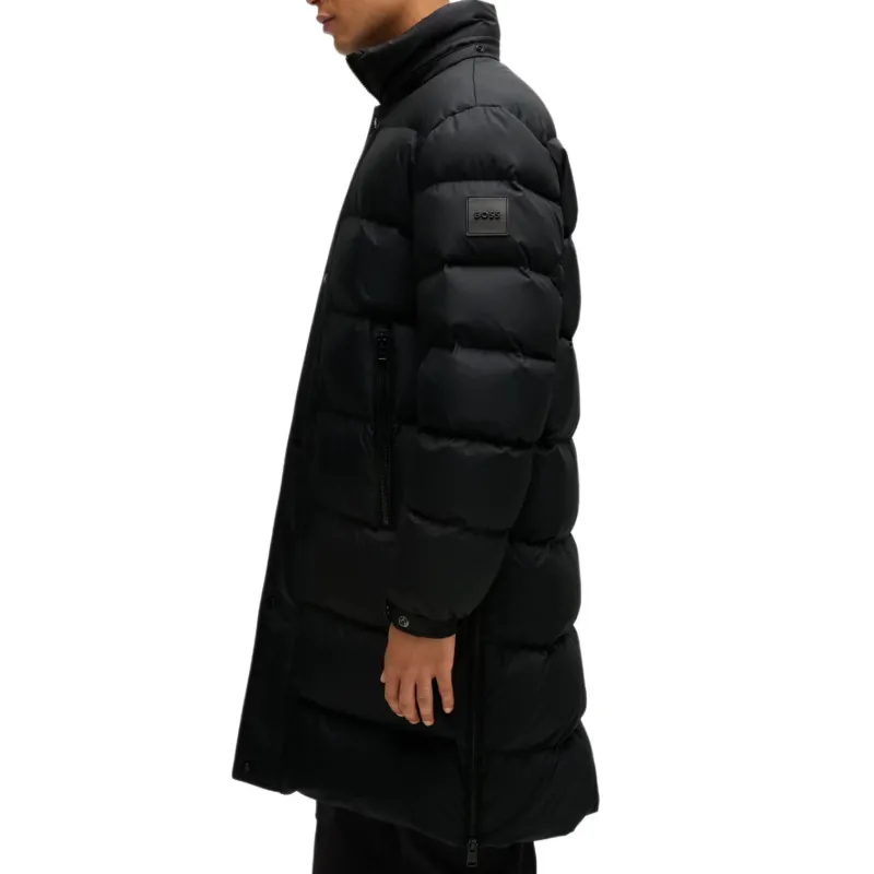 HUGO BOSS Long-length Hooded Padded Coat-4