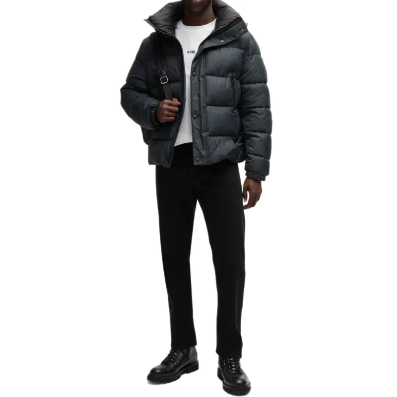 HUGO BOSS FW24 Puffer Jacket Men's Black-4