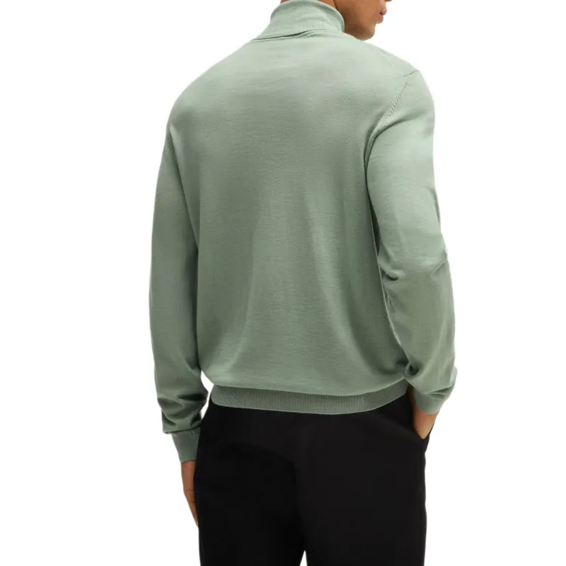 HUGO BOSS FW24 Sweater Men's Light Green-2
