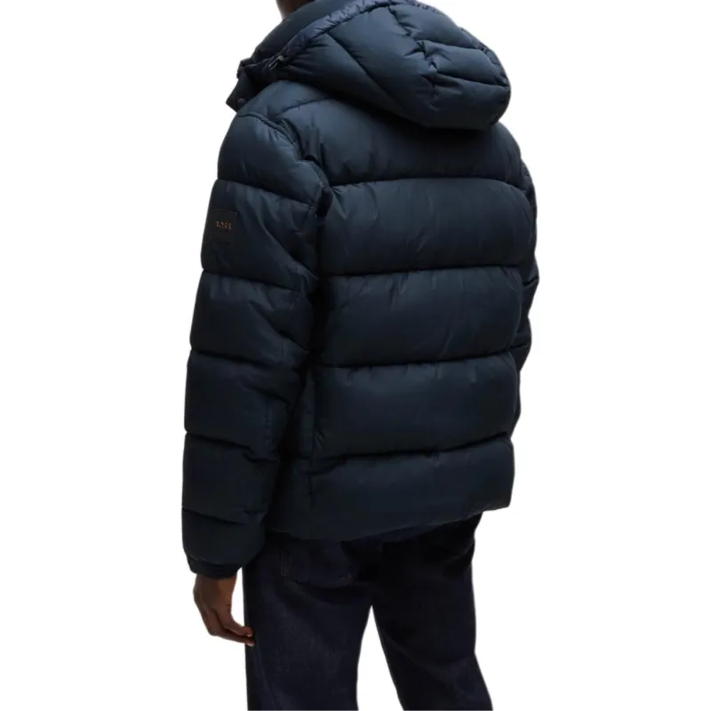 HUGO BOSS FW24 Puffer Jacket Men's Navy Blue-2