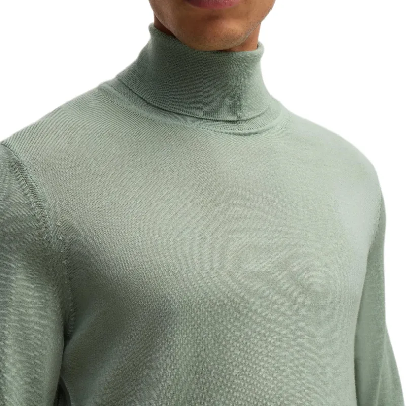 HUGO BOSS FW24 Sweater Men's Light Green-4