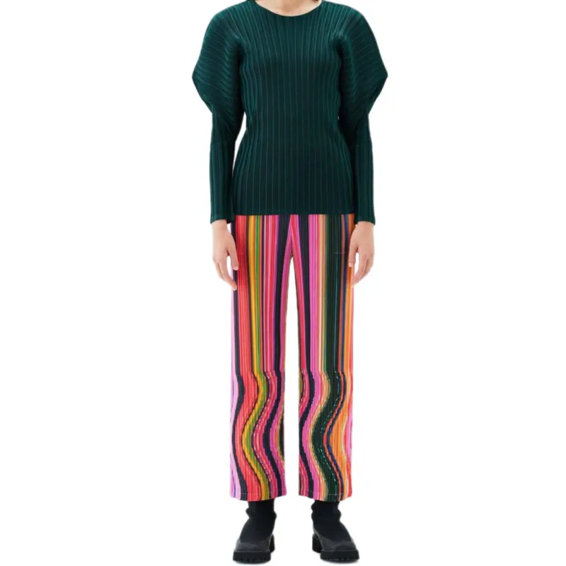 PLEATS PLEASE ISSEY MIYAKE Warp Trousers-1